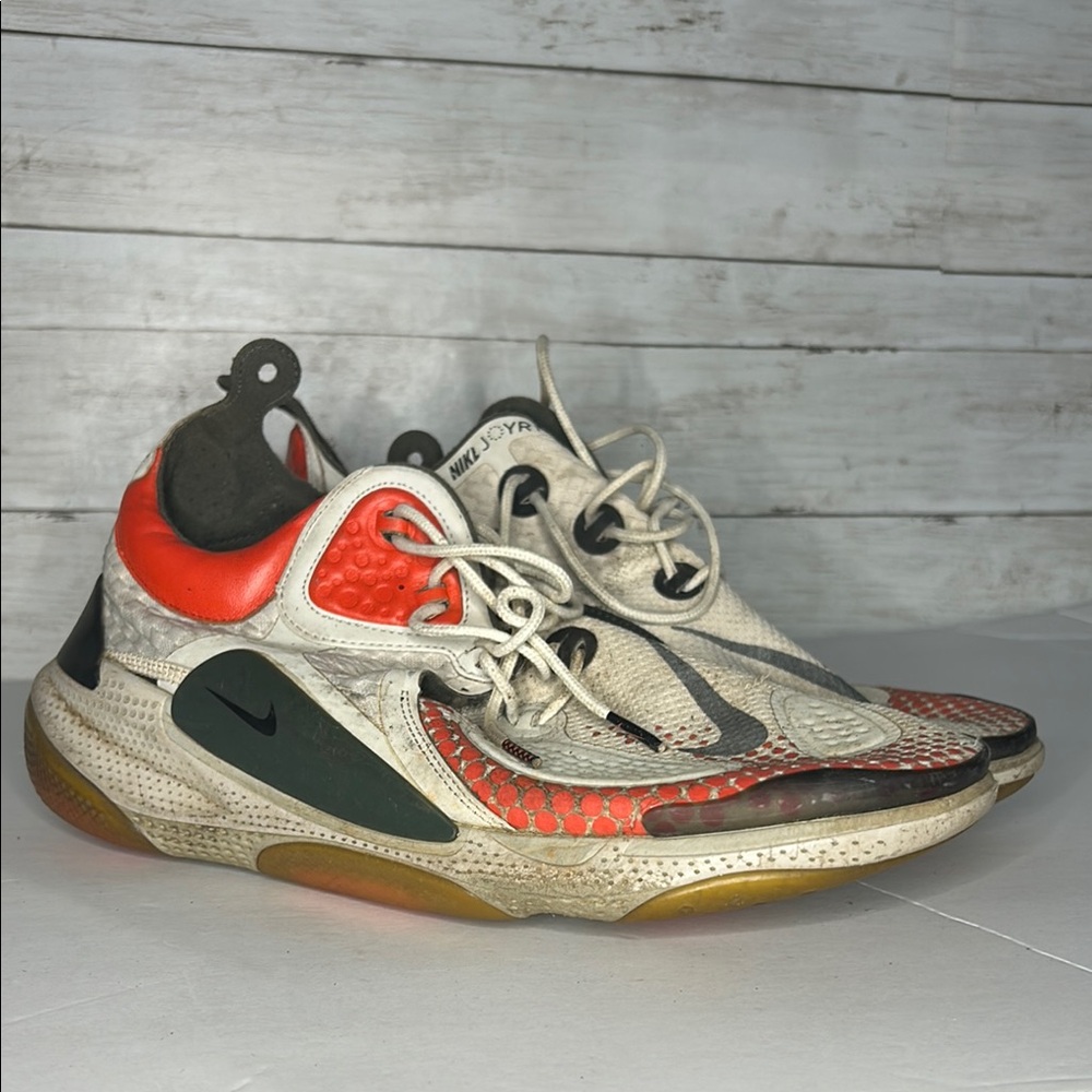 Nike Red and White Athletic Sneakers